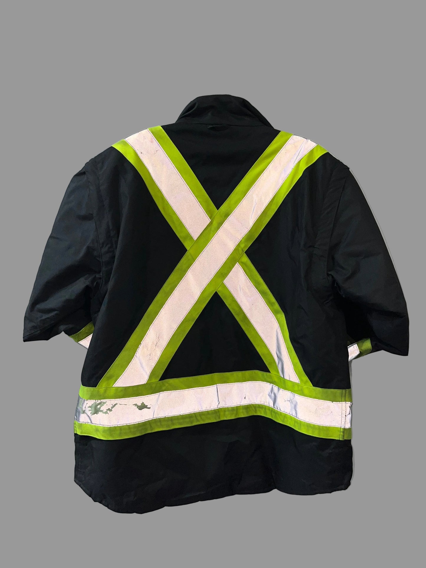Workwear High Visibility 7-in-1 Reversible Safety Jacket