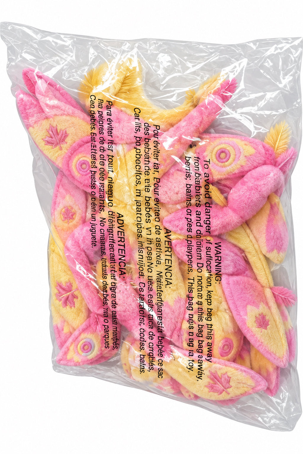 Rosy Maple Moth Plush