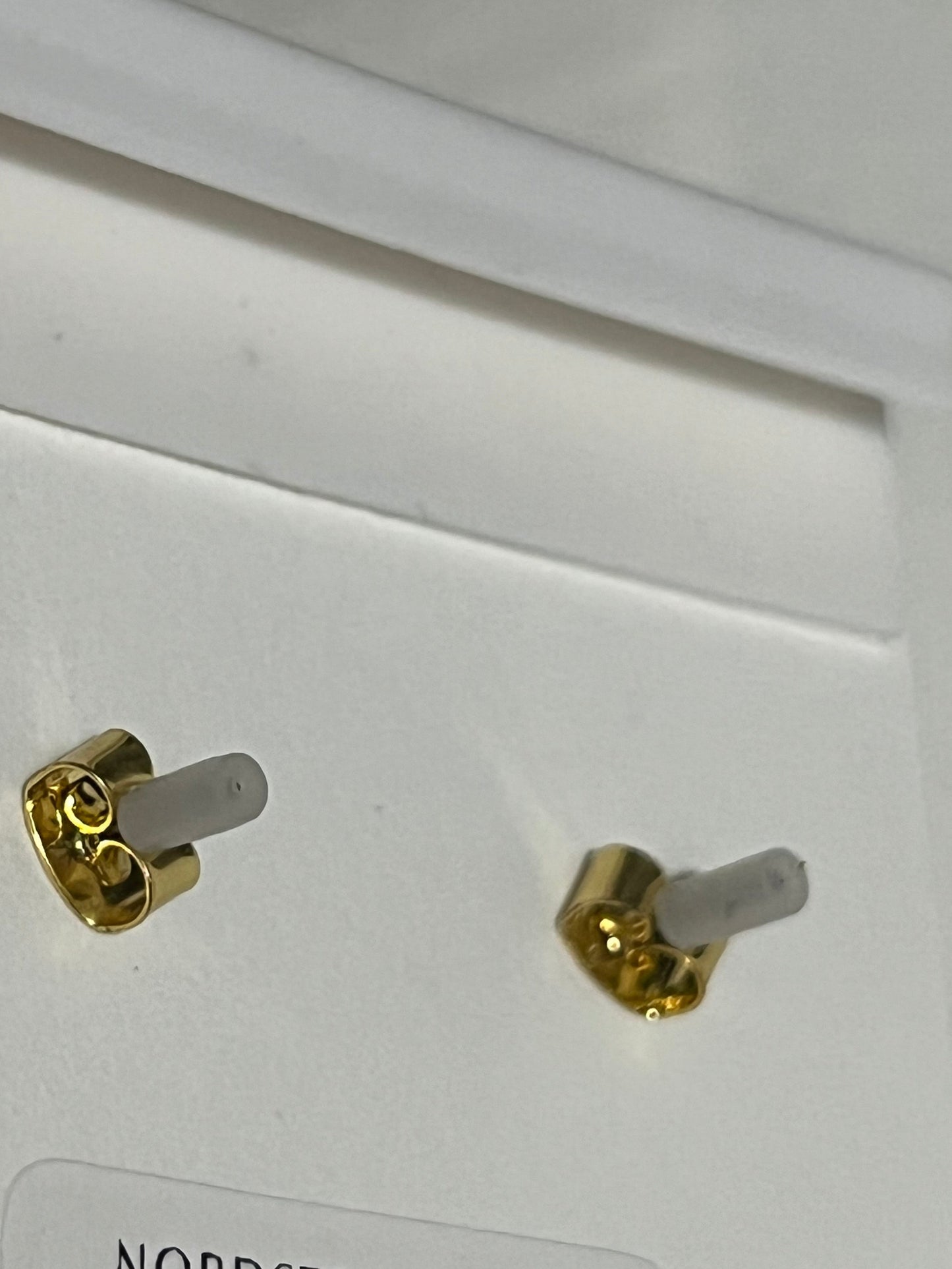 Madewell Gold Tone Hypoallergenic Jewelry Titanium post Petal Wing Earrings