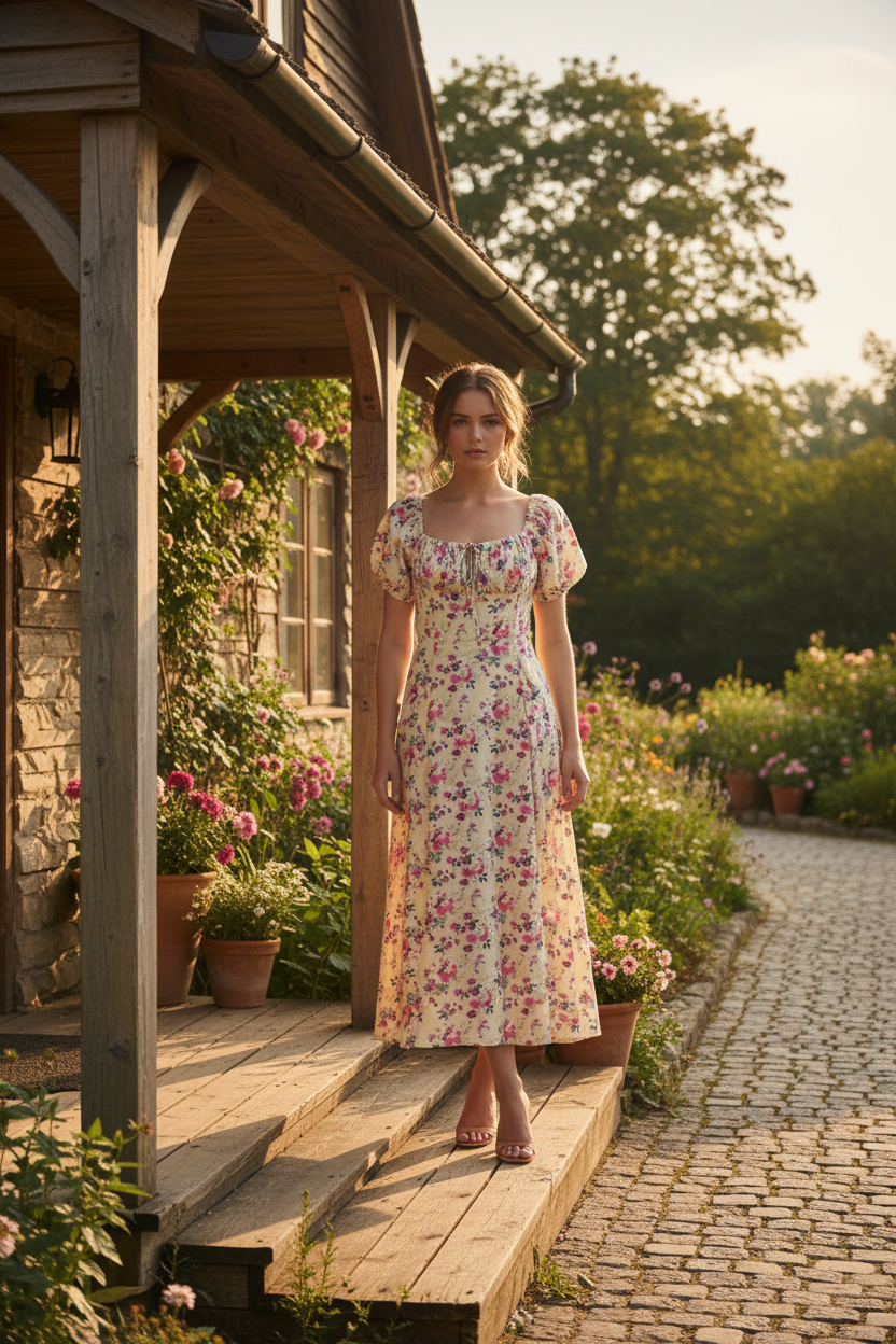 Dress Foral Pattern