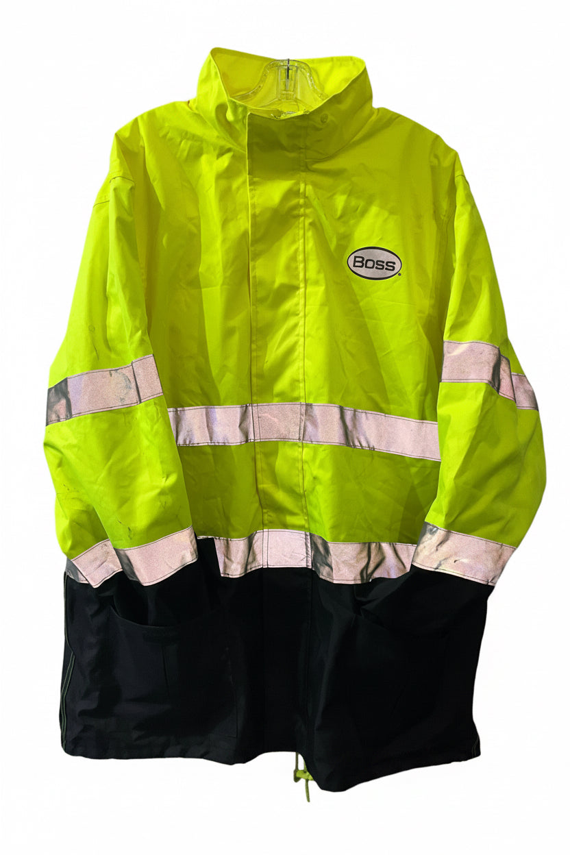 2pcs - High Visability Bib Coveralls Jacket XL