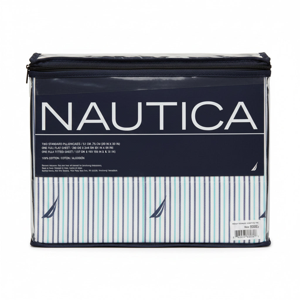 Náutica Bedsheet Set - 4pc Full Size
