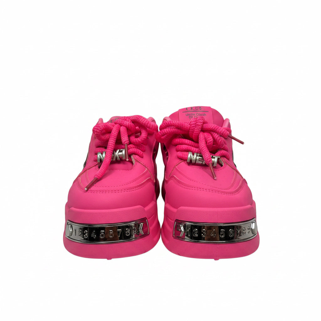 Pink Punk Chunky Platform Party Sneaker