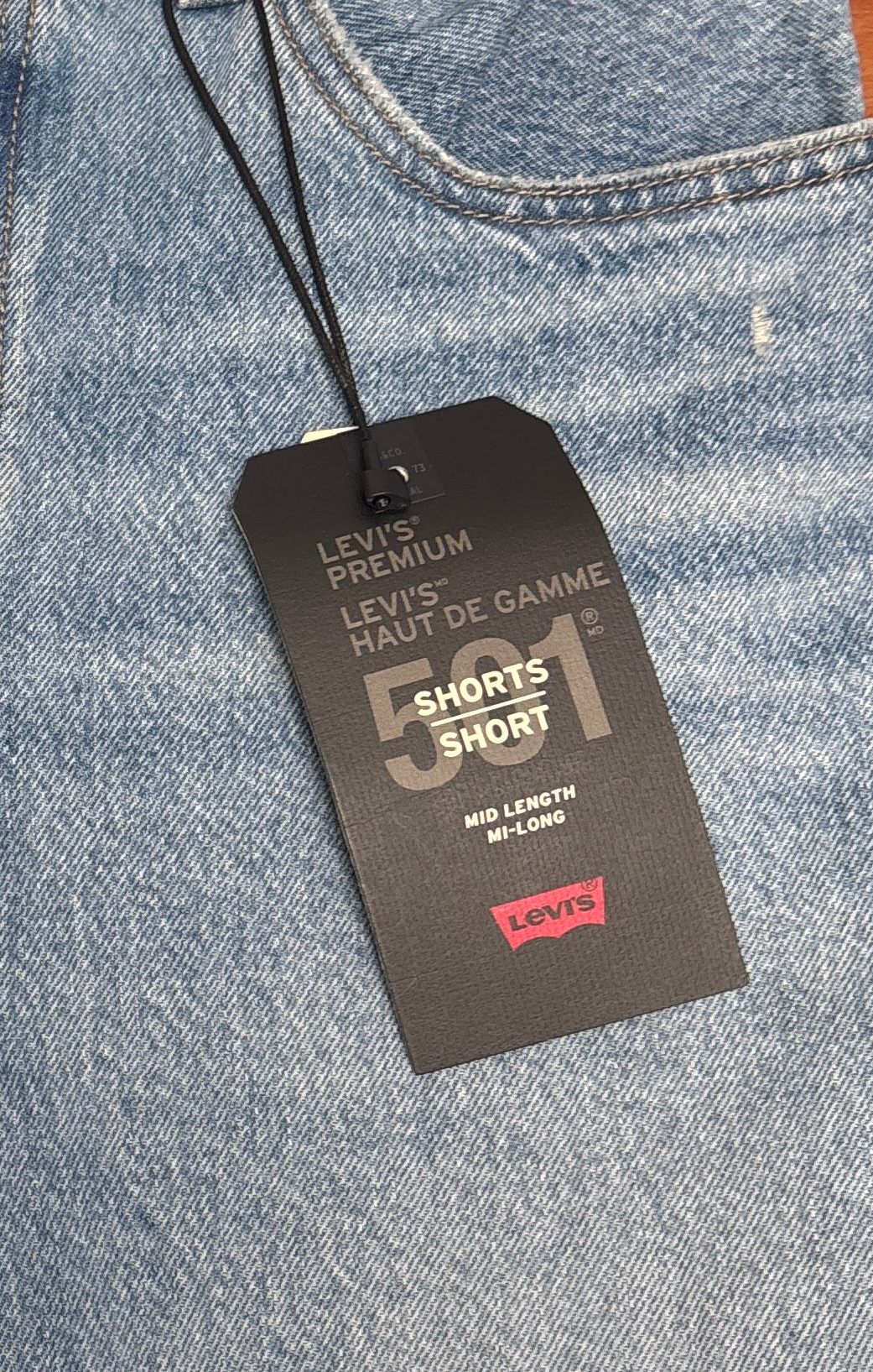 Levi's Premium 501 Denim Shorts