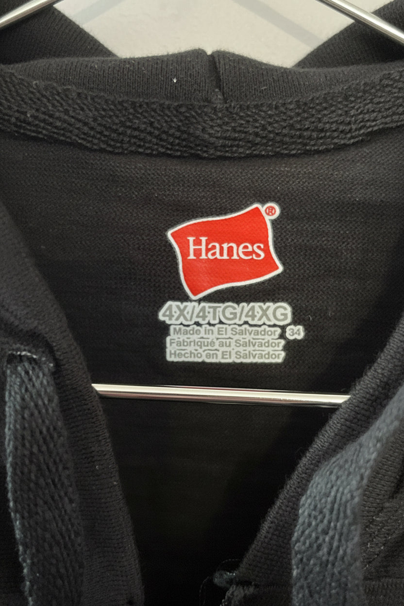 Hanes Black Zip Up Hoodie
