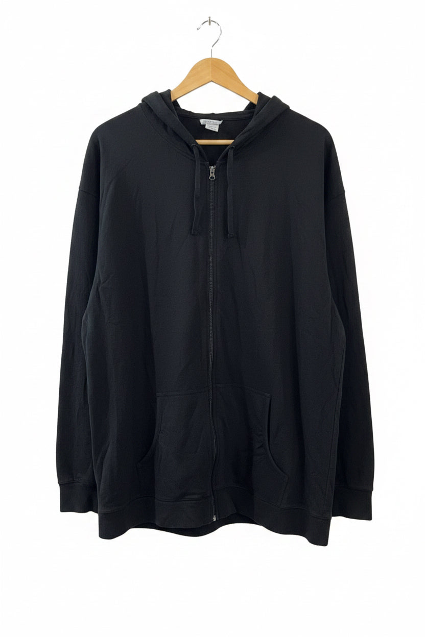Hanes Black Zip Up Hoodie