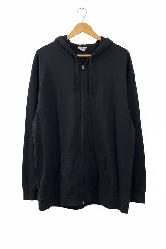 Hanes Black Zip Up Hoodie