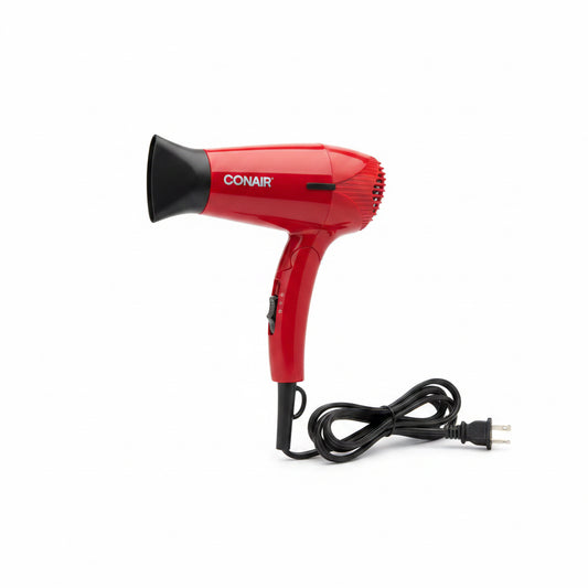 Conair Foldable Travel Hair Dryer (Red)Packable Compact Accessories