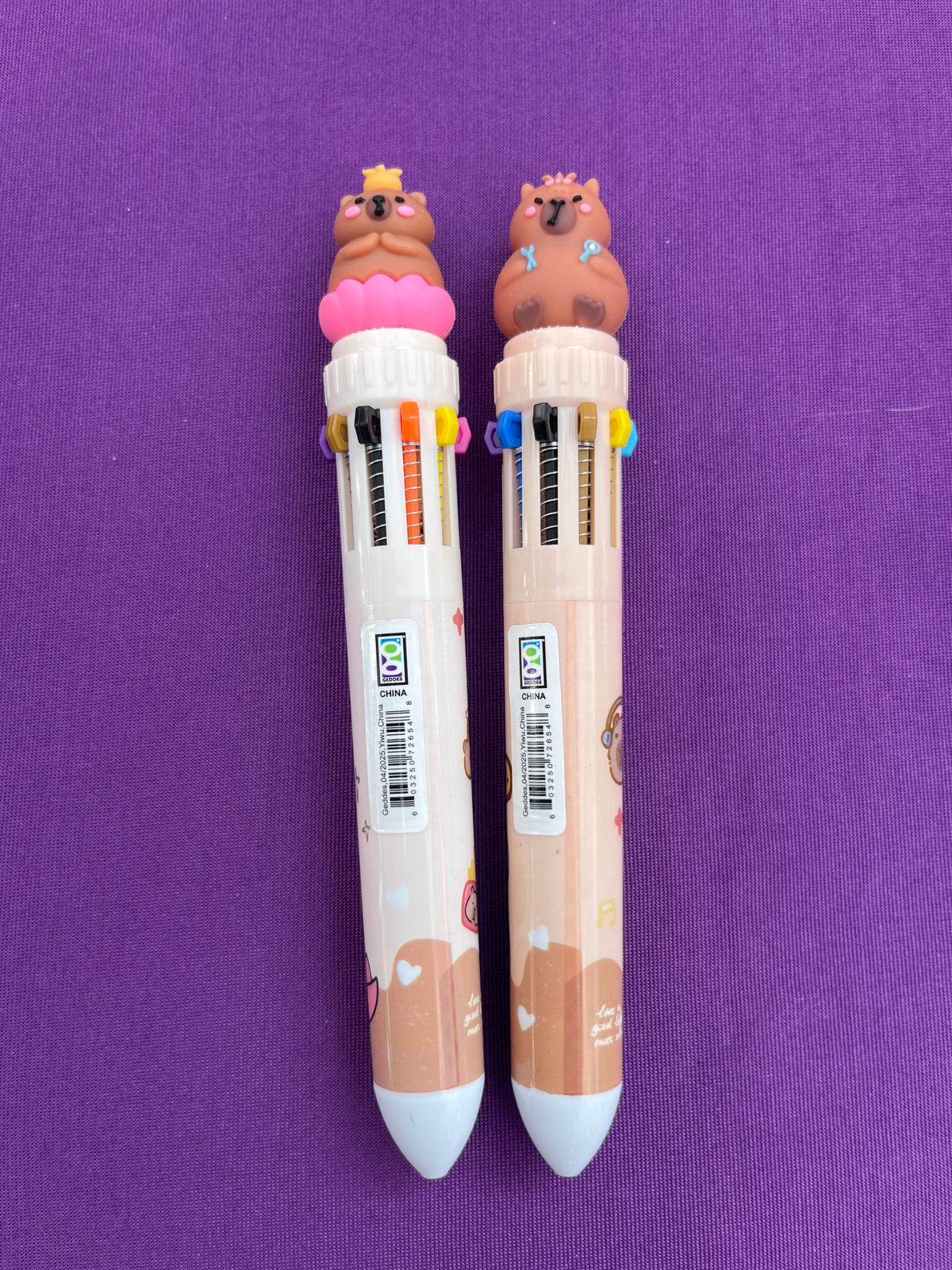 Capybaras Multi-Colour Pens