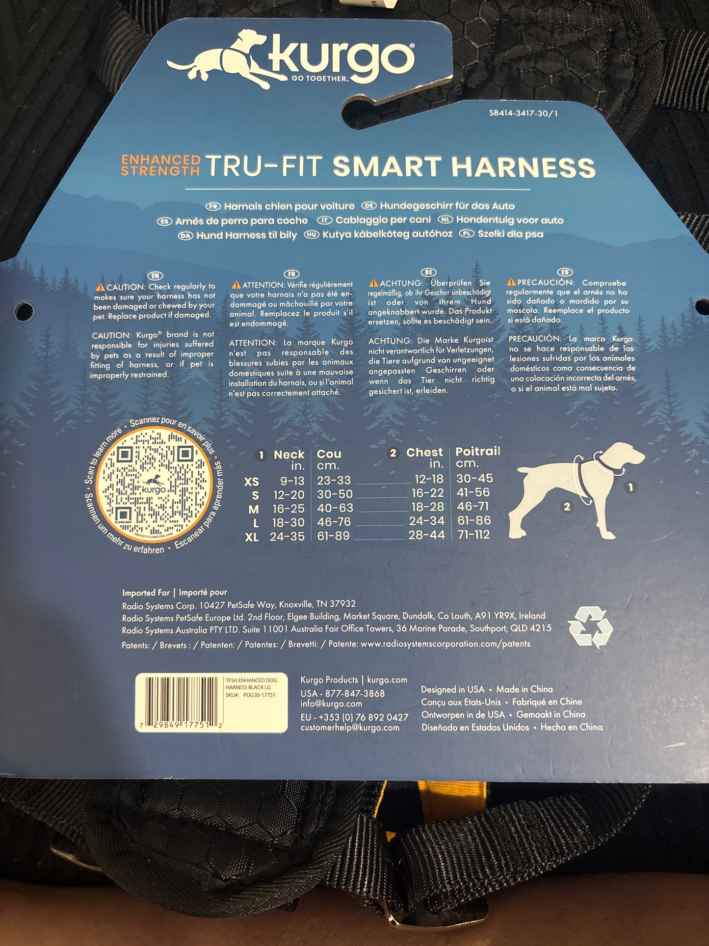 Kurgo Tru-Fit Smart Harness