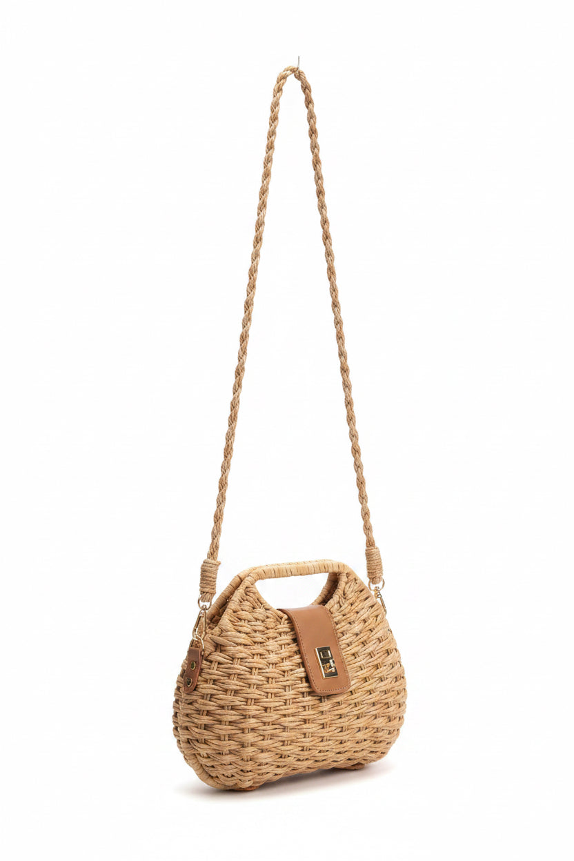Woven Clutch Bag Cross Body Purse