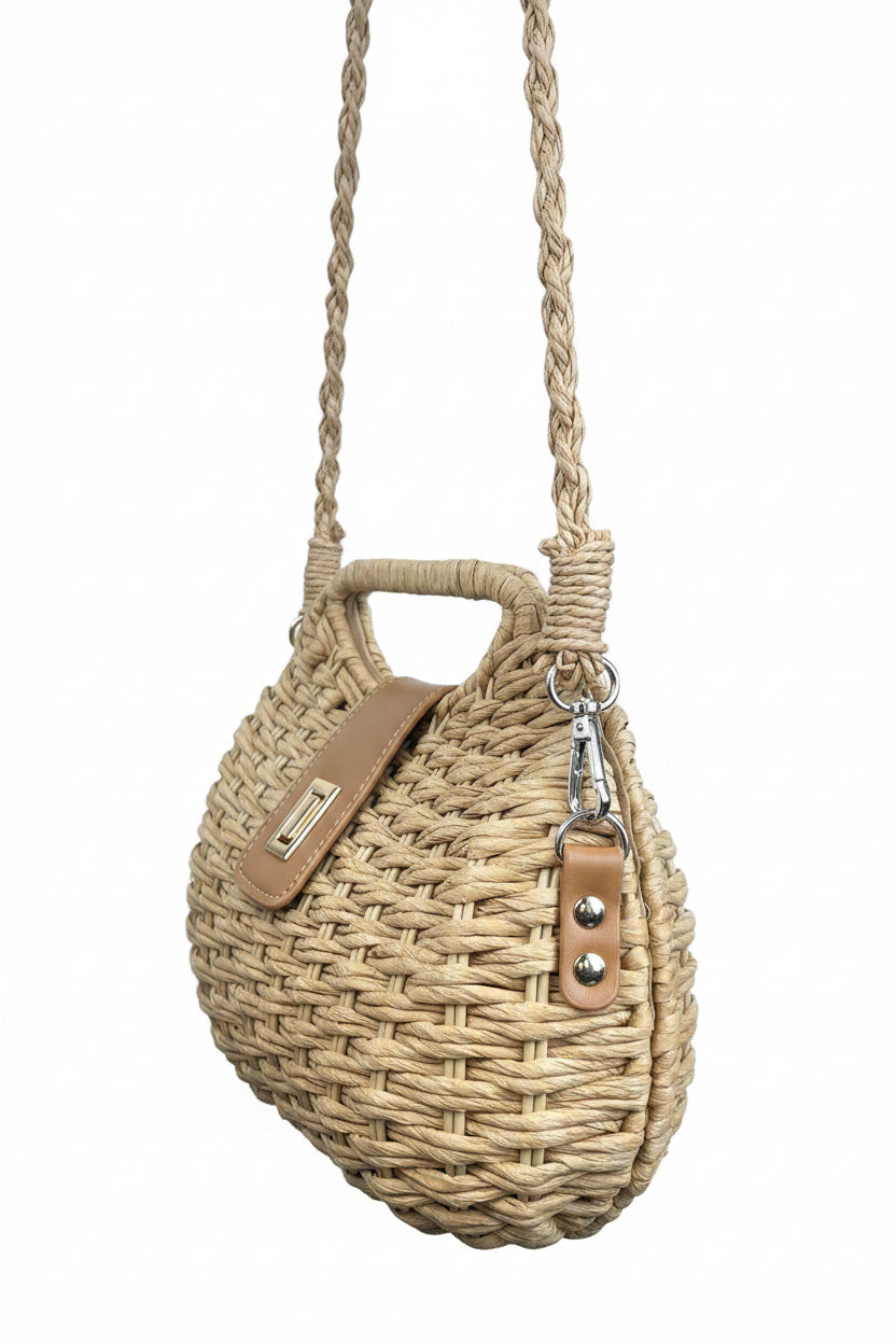 Woven Clutch Bag Cross Body Purse