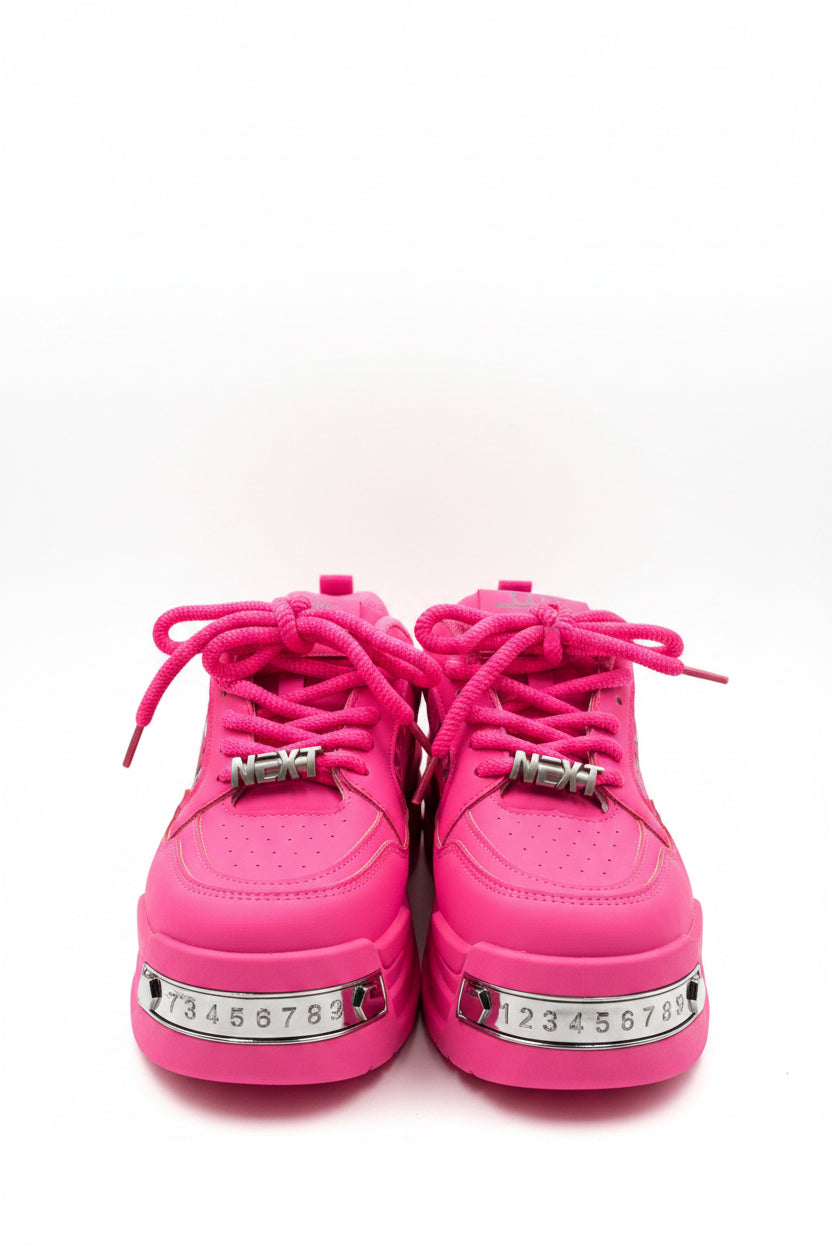 Pink Punk Chunky Platform Party Sneaker