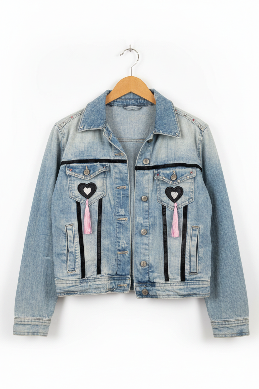 Re-Purposed Denim -  Girls Jacket