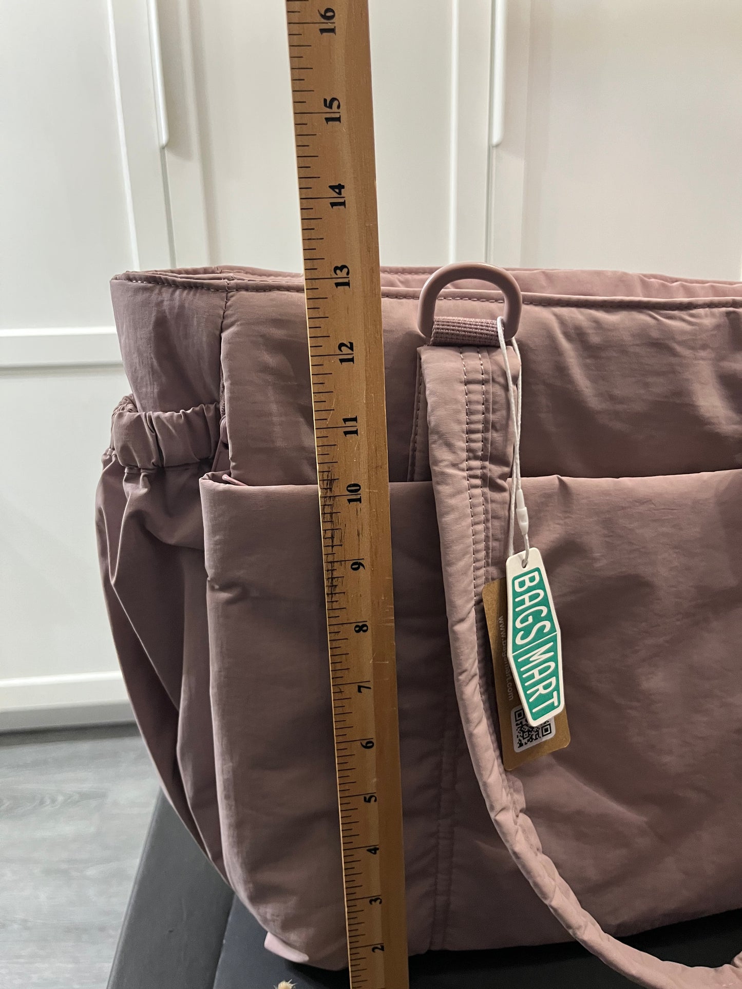 NWT Bagsmart Crush Everyday Tote Bag Pink Large Carry-all Mom Purse On The Move