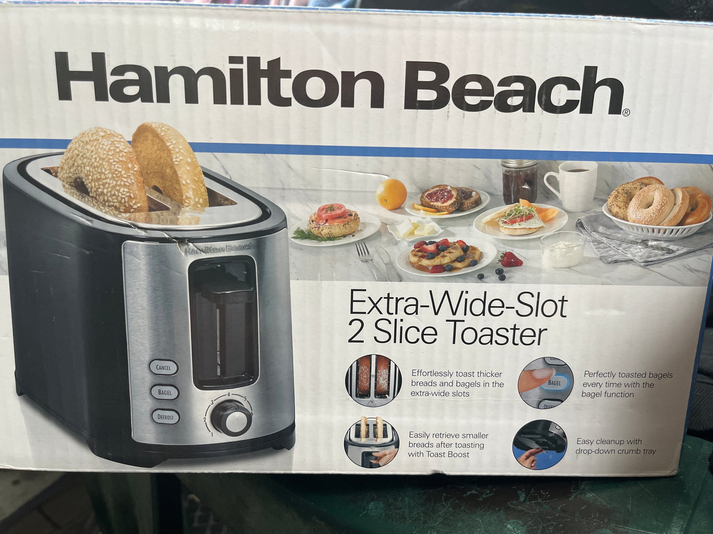 Hamilton Beach Extra-Wide 2 Slice Toaster