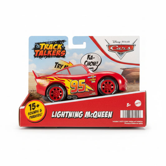 Mattel Disney Pixar Cars Track Talkers Lightning McQueen talking toy car