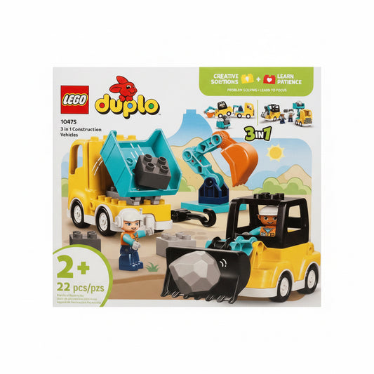 LEGO DUPLO 10475 Truck & Tractor Excavator Building Toy Set