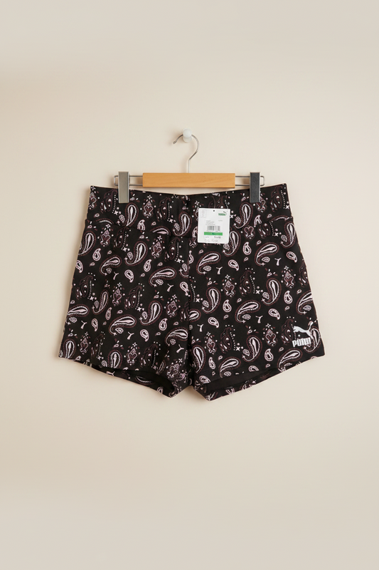 Black puma shorts
