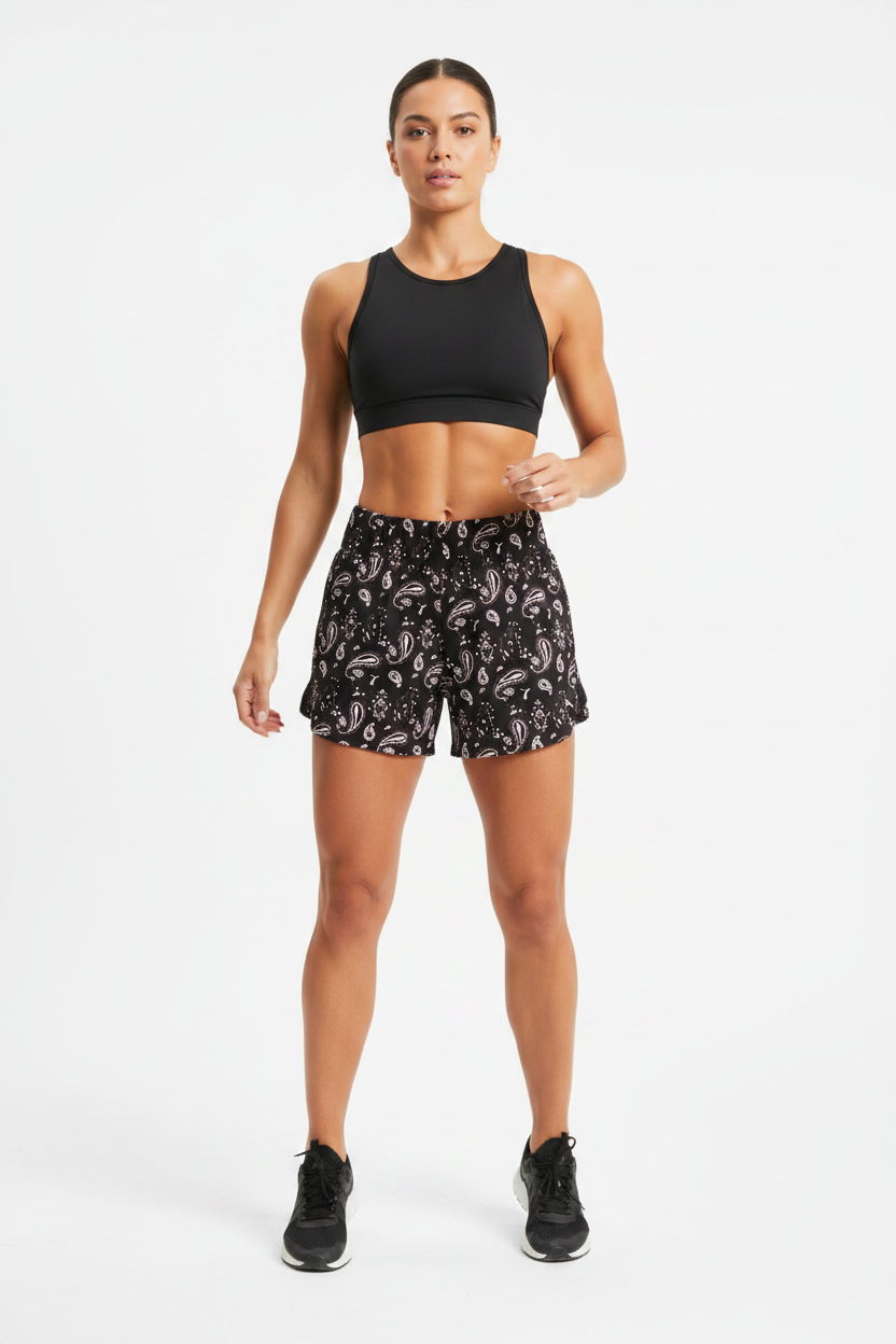 Black puma shorts