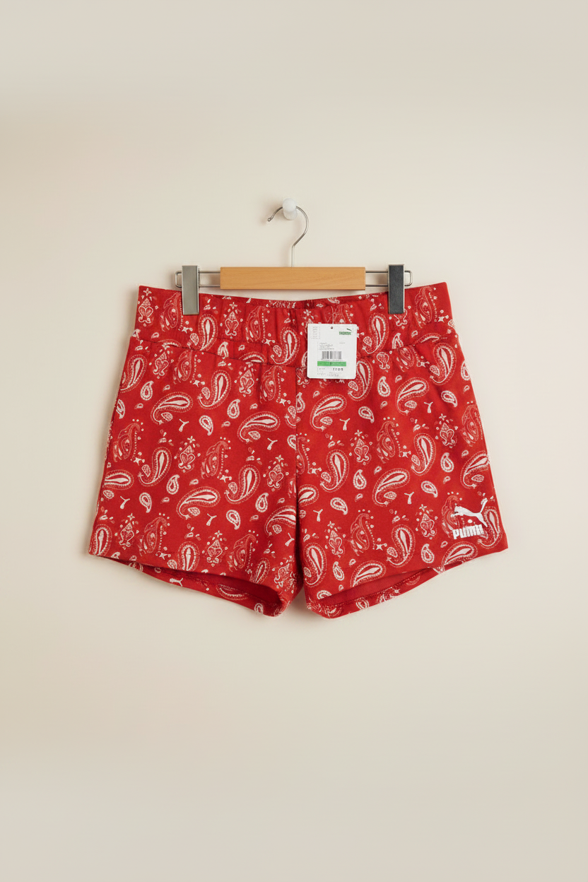 Black puma shorts