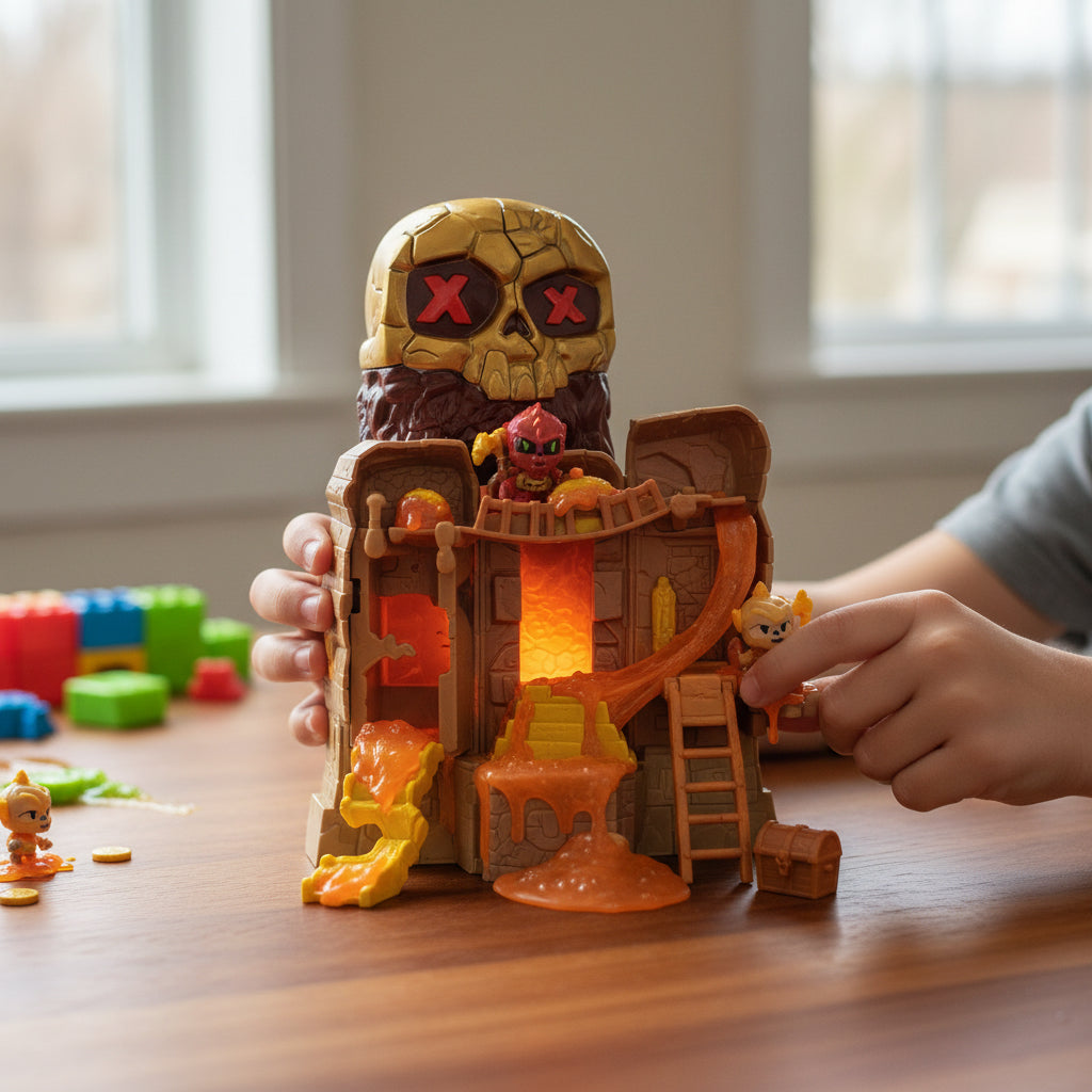 Skull Islands, Lava Tower Micro Playset - Treasure X Lost Lands