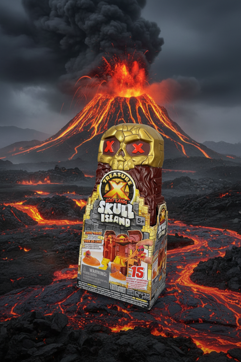 Skull Islands, Lava Tower Micro Playset - Treasure X Lost Lands