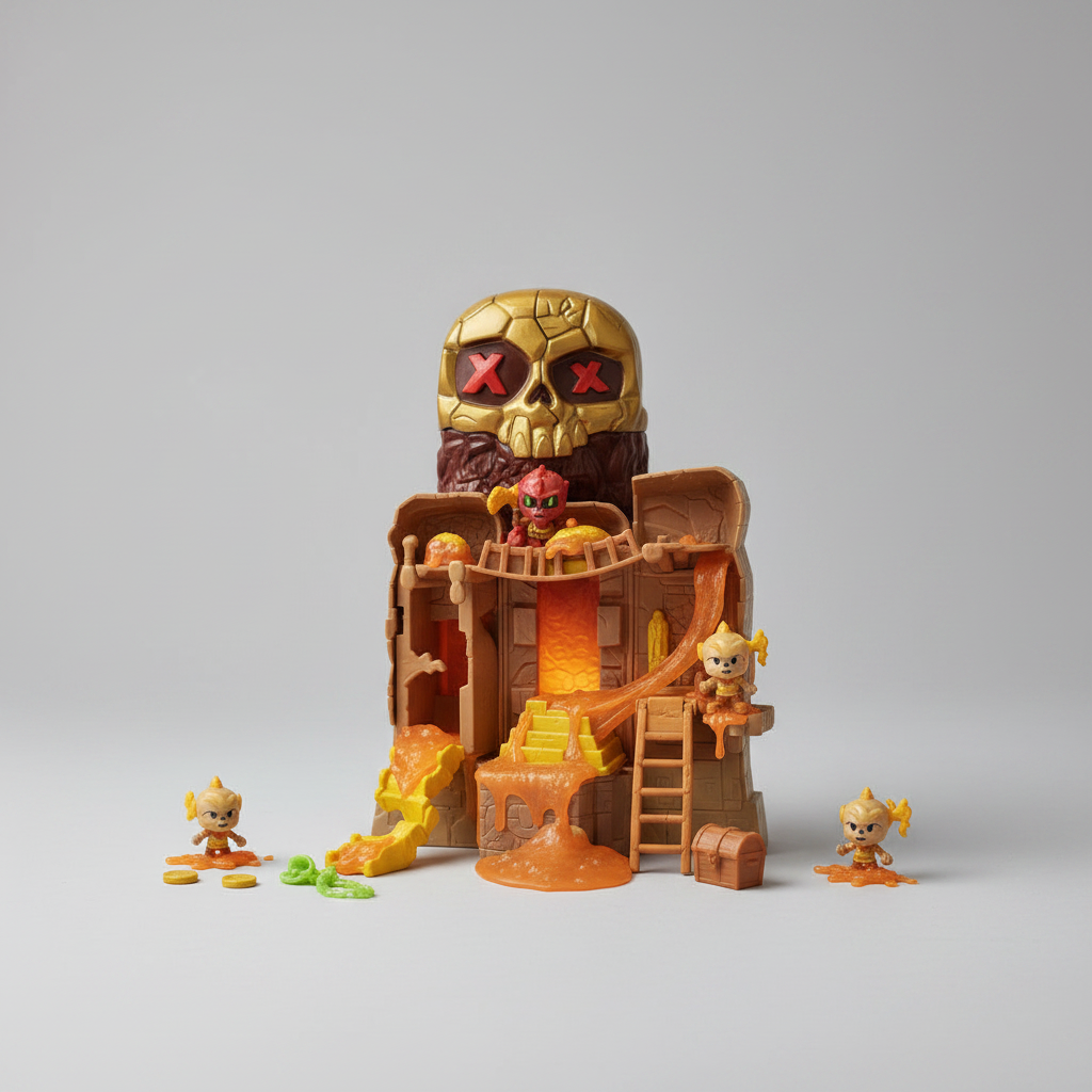 Skull Islands, Lava Tower Micro Playset - Treasure X Lost Lands
