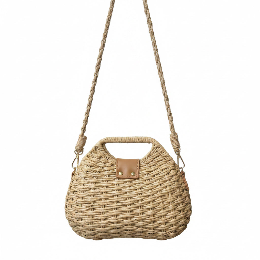 Woven Clutch Bag Cross Body Purse