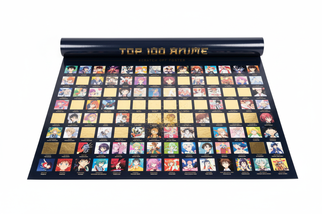 Anime Scratch Poster