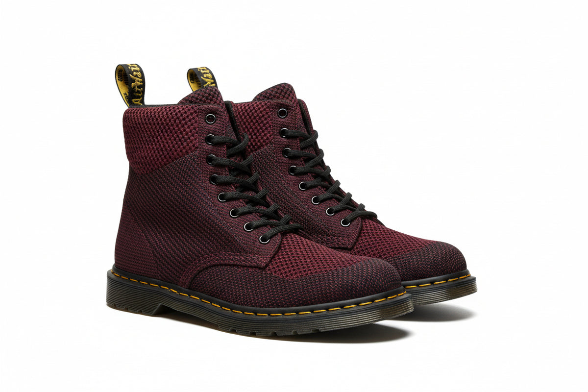Dr. Marten Discontinued Knit Rigal 8-Eye Boots