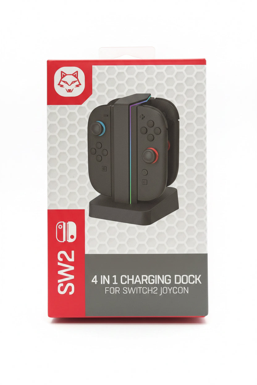 4-in-1 Charging Dock for Nintendo Switch 2 Joycon