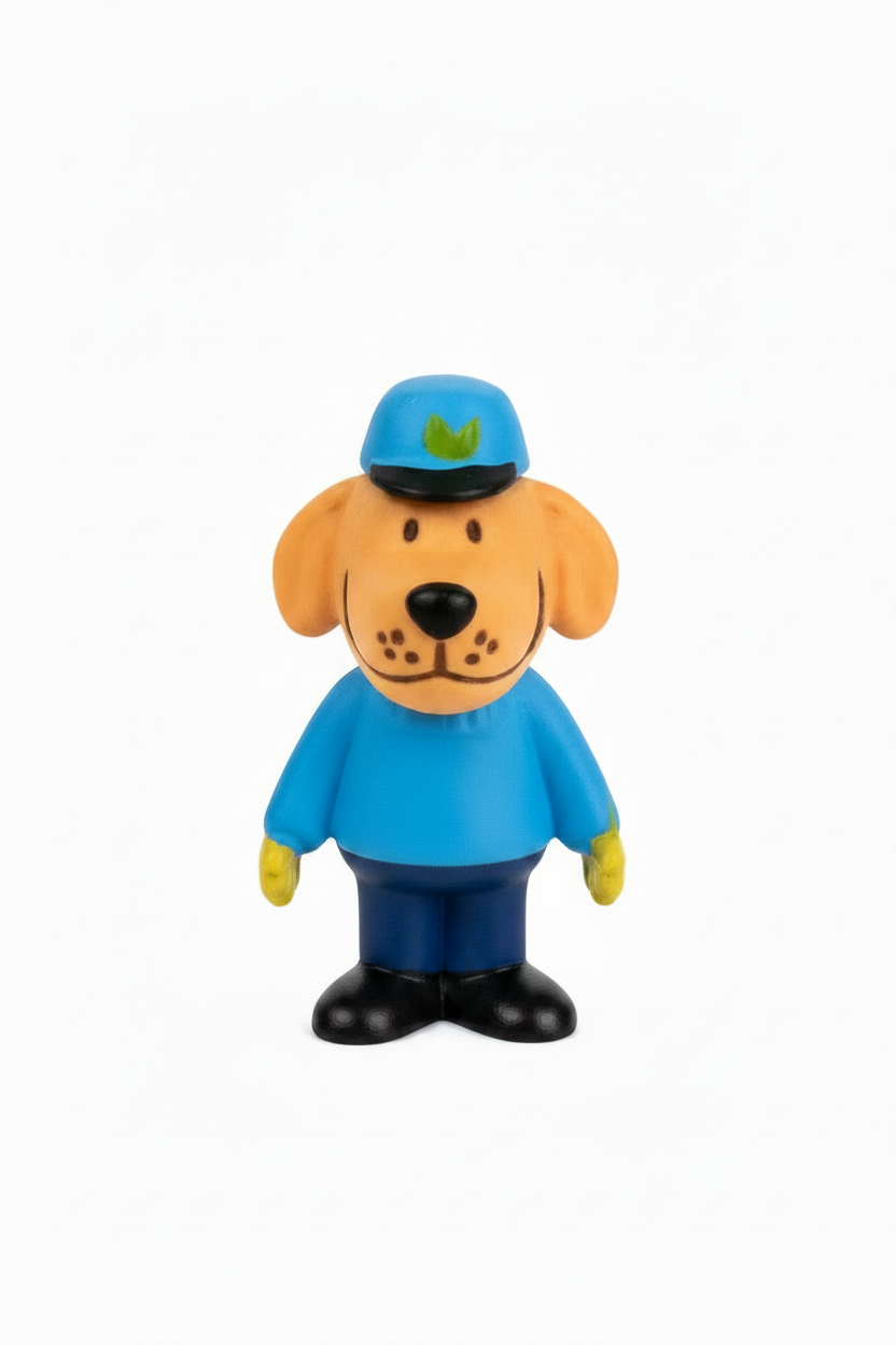 3D Dog Man Erasers