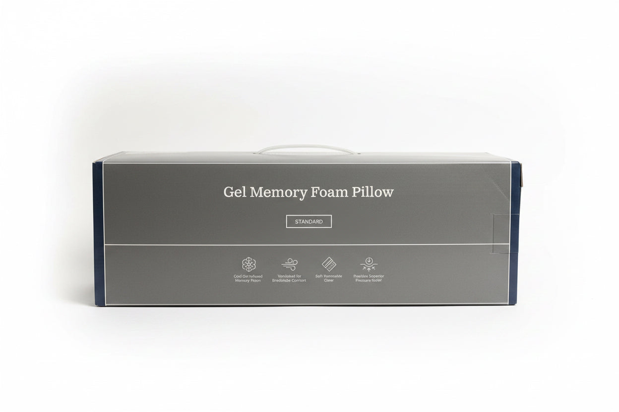 Gel Memory Foam Pillow-standard size