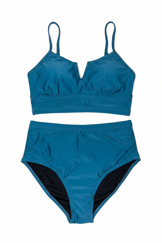 Herseas Bikini Swimsuit Small 2 Piece Set Blue