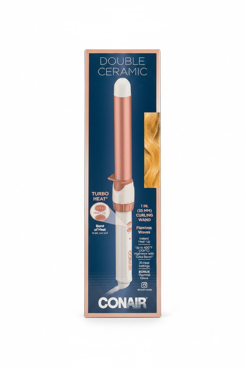 Conair Double Ceramic 1-Inch Curling Wand