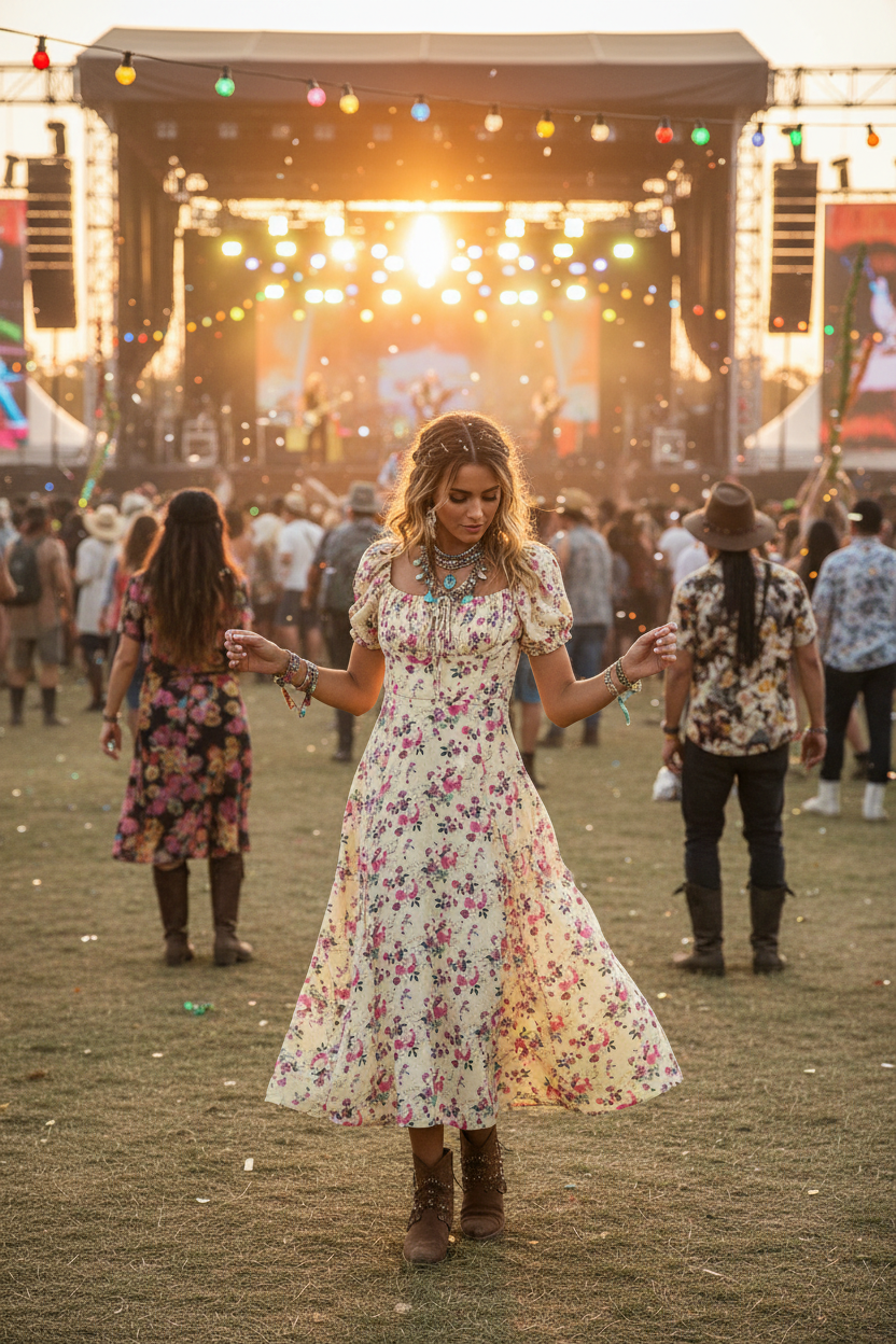 Dress Foral Pattern