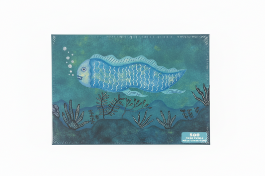 Big Blue Fish 500 Piece Puzzle