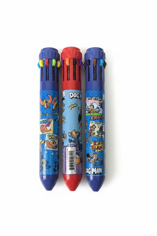 Dog Man 10-Color Pen
