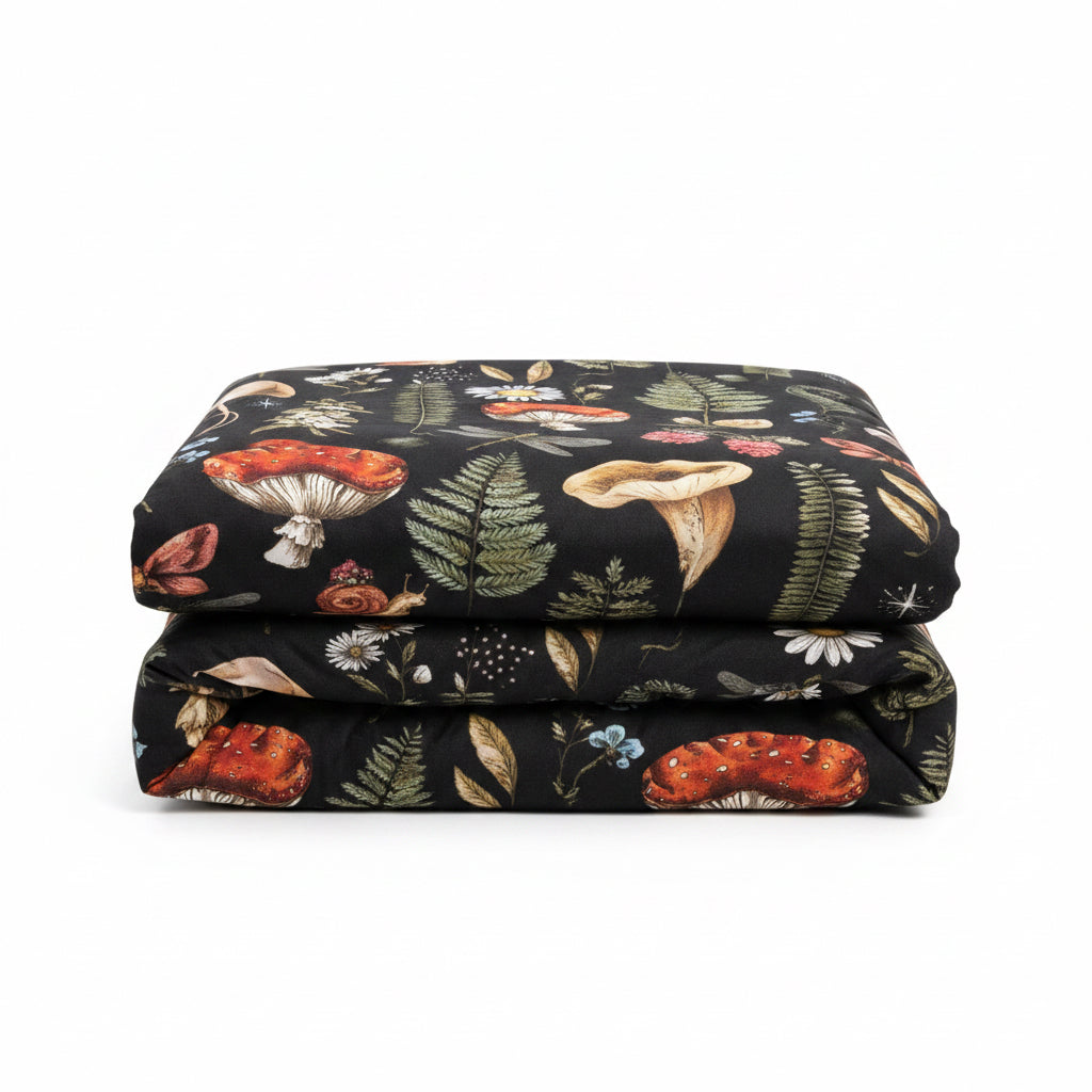 Bedding Duvet Set 3pcs Nature Forest Print