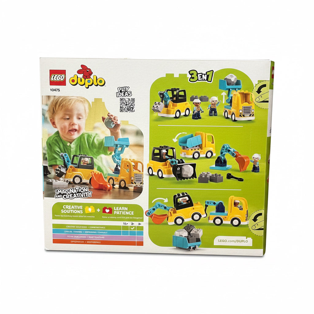 LEGO DUPLO 10475 Truck & Tractor Excavator Building Toy Set