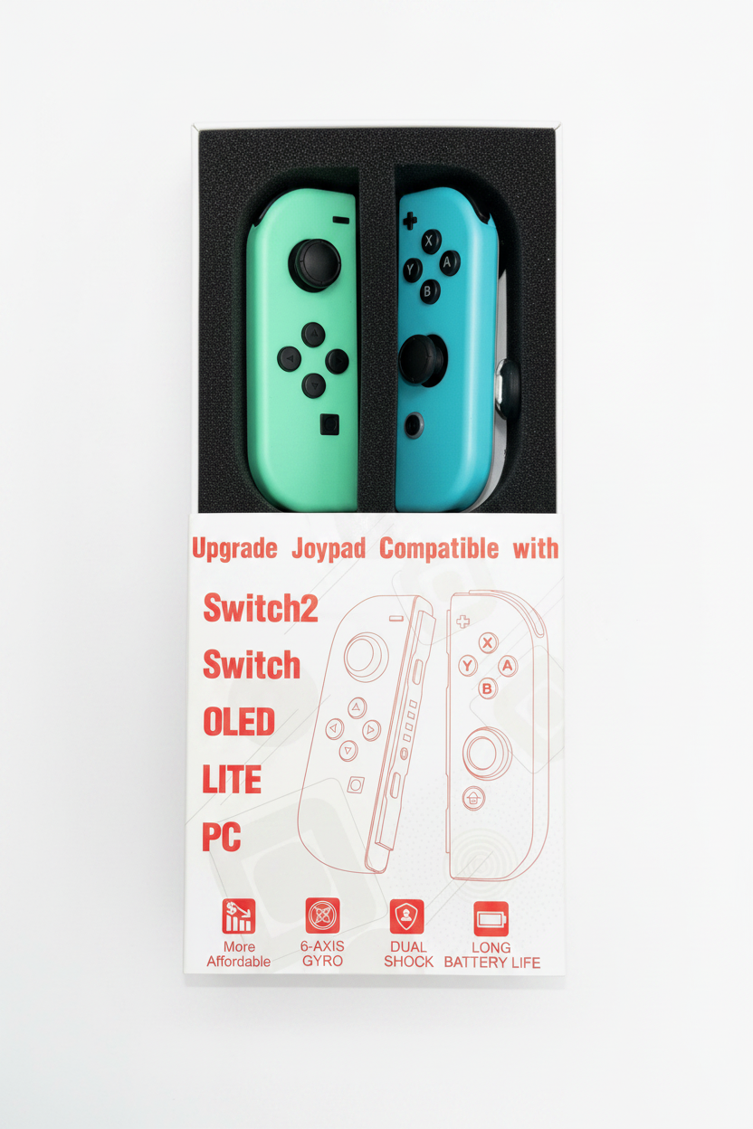 Wireless Controllers Compatible with Nintendo Switch - Upgraded Joypad