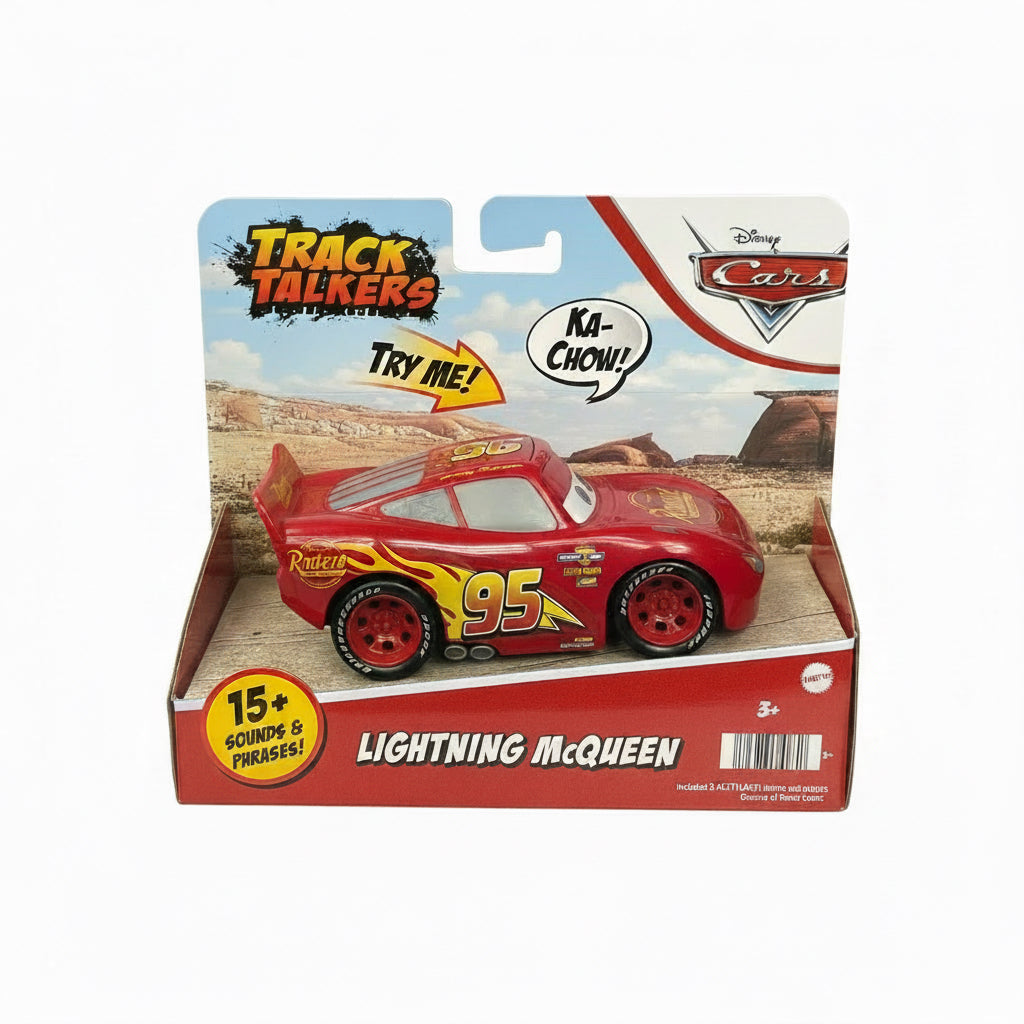 Mattel Disney Pixar Cars Track Talkers Lightning McQueen talking toy car
