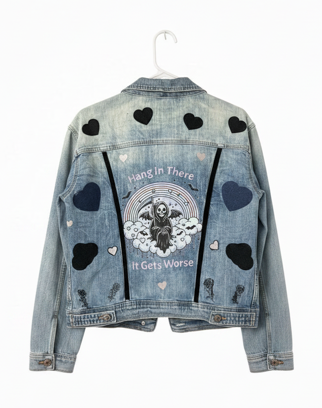 Re-Purposed Denim -  Girls Jacket