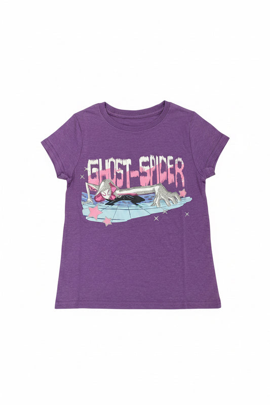 Marvel Girls Ghost-Spider Classic Sparkle Gwen Tee