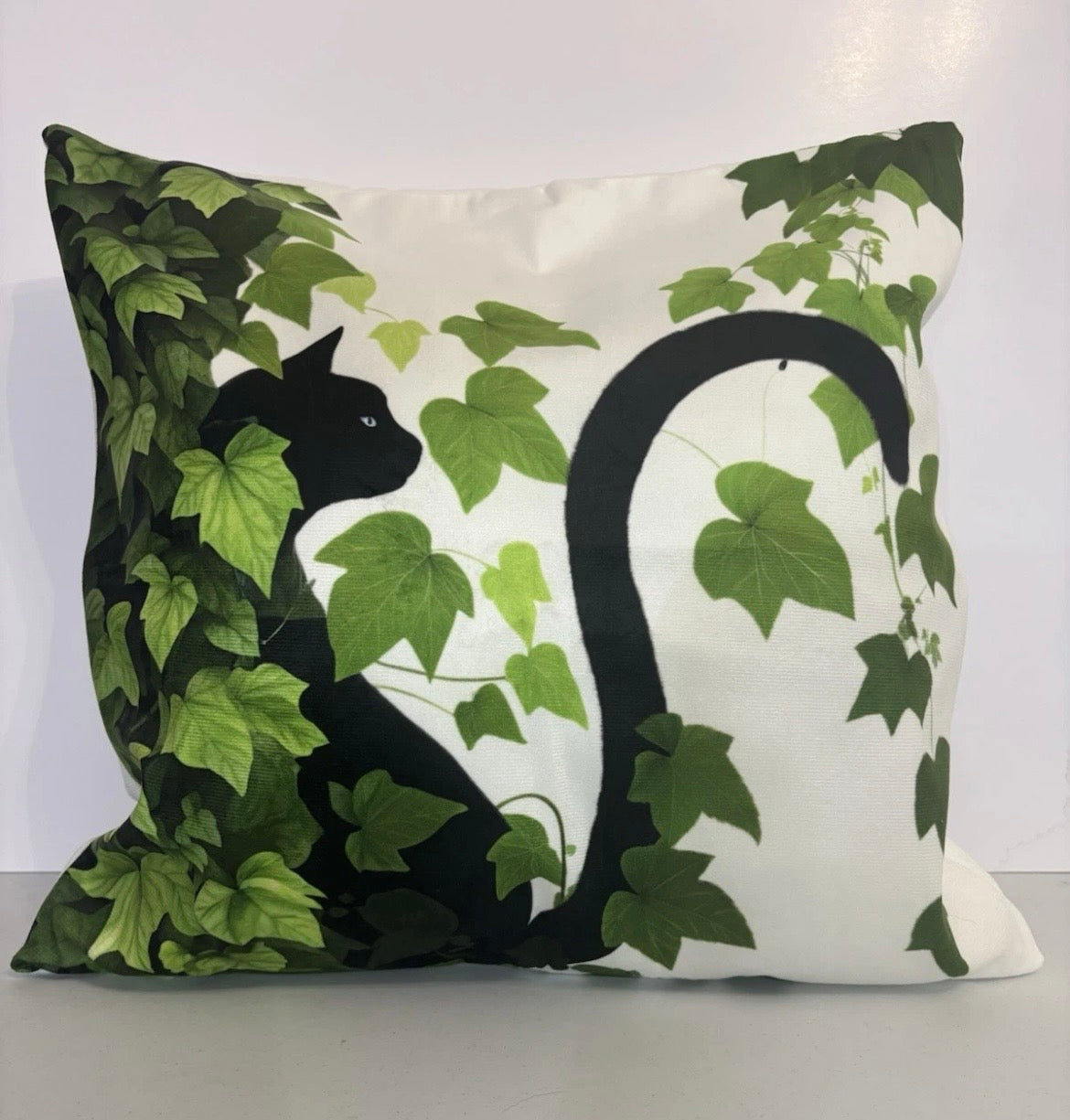 4 throw pillow covers 18x18 Cat Kitty Plants Home Asthetics Decor Art Animals