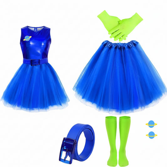 Adult Alien Costume Set 9PCS