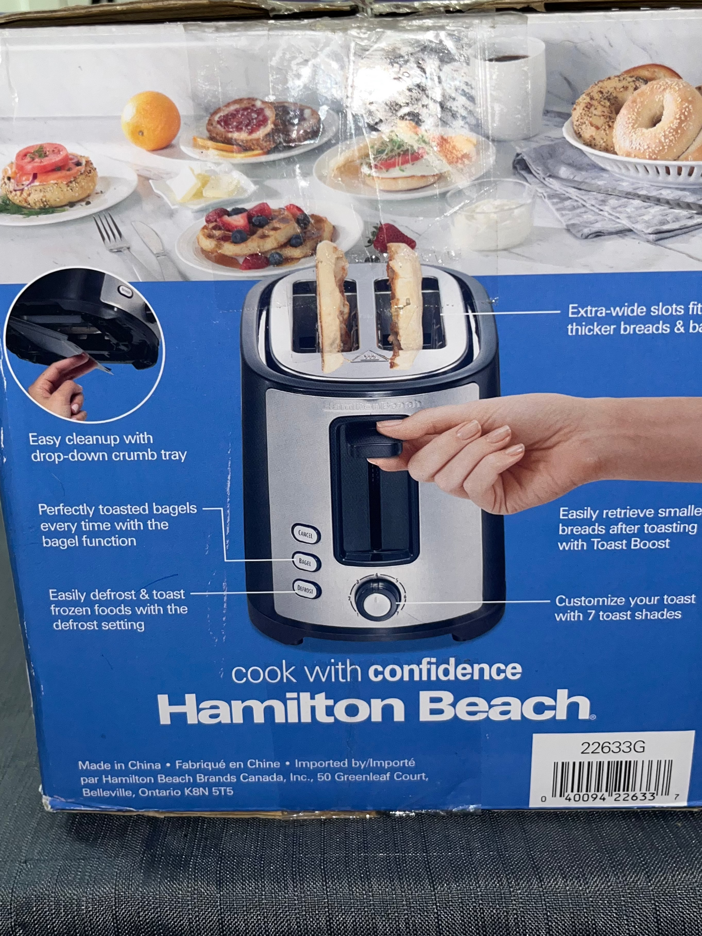 Hamilton Beach Extra-Wide 2 Slice Toaster