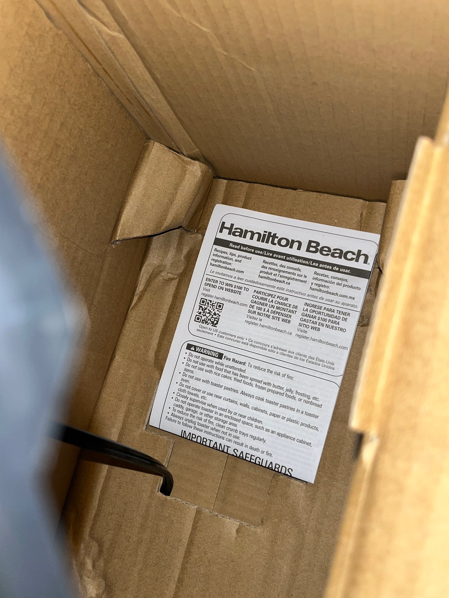 Hamilton Beach Extra-Wide 2 Slice Toaster