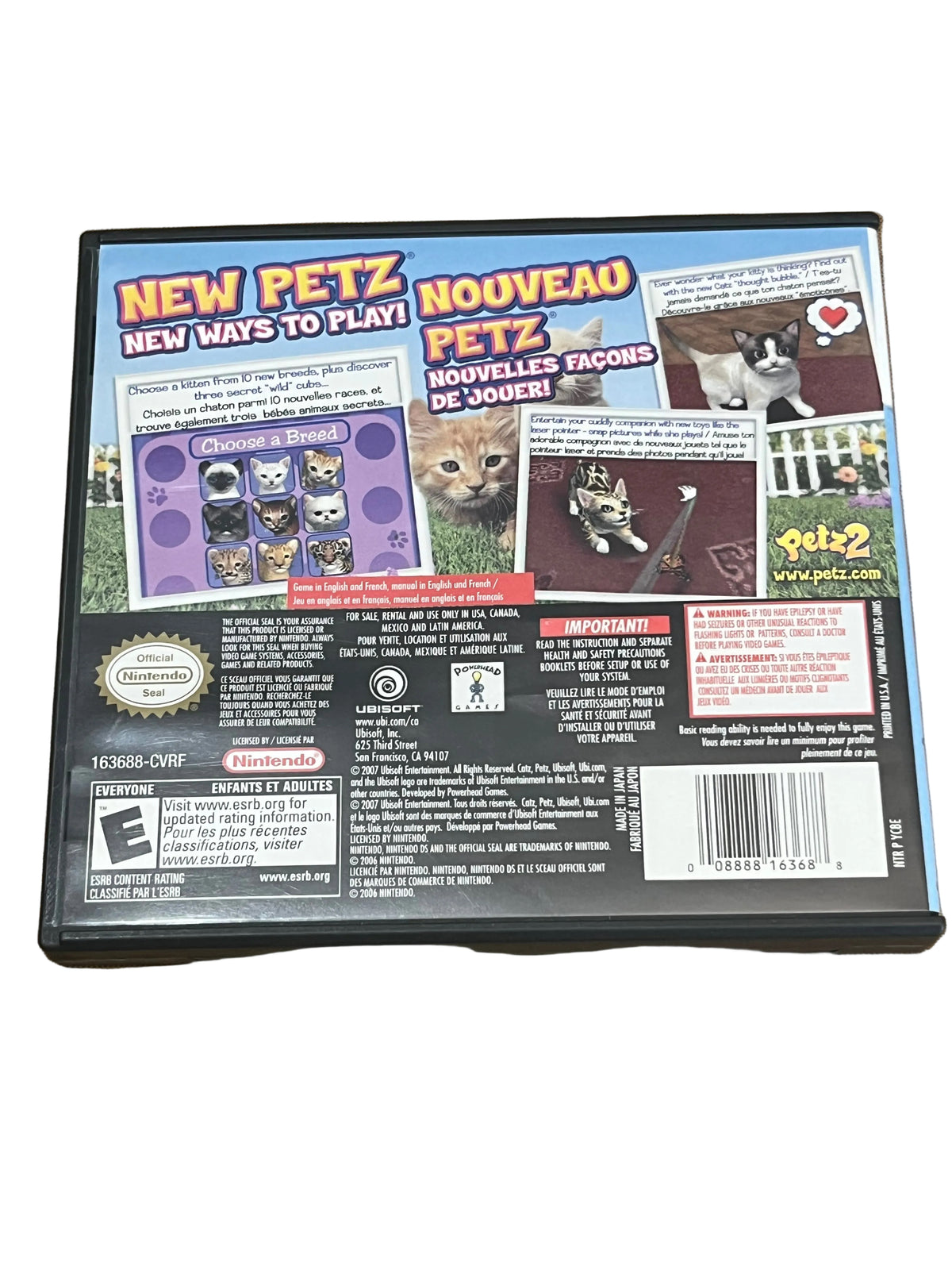 CIB Petz Catz 2 Nintendo DS Game